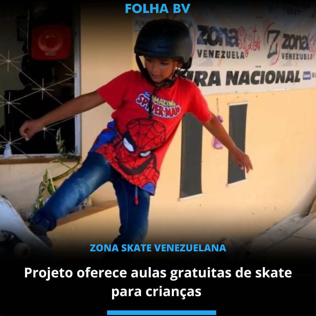 Projeto oferece aulas gratuitas de skate para criança 