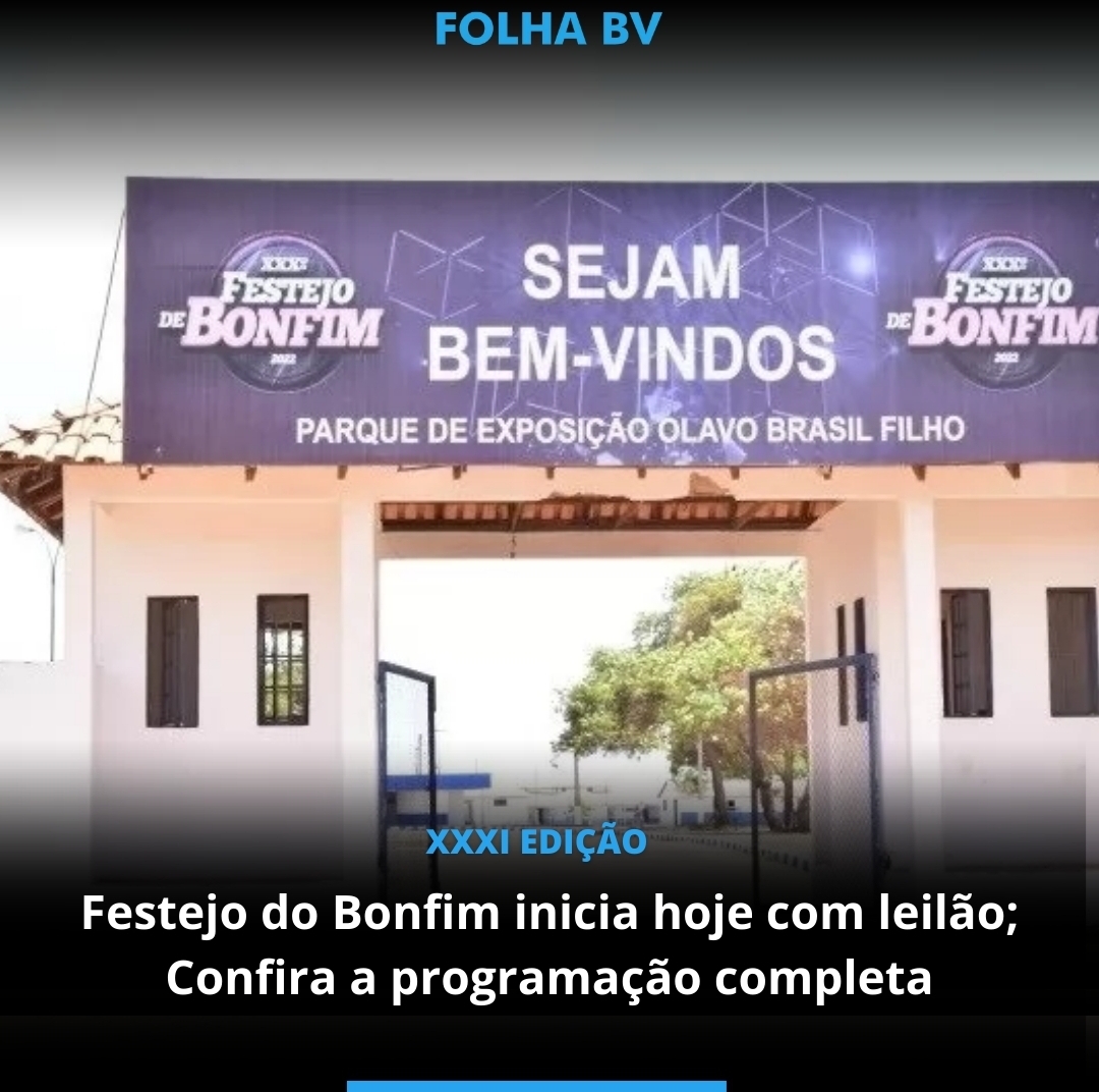 Festejo do Bonfim inicia hoje com leilão; Confira a programação completa 