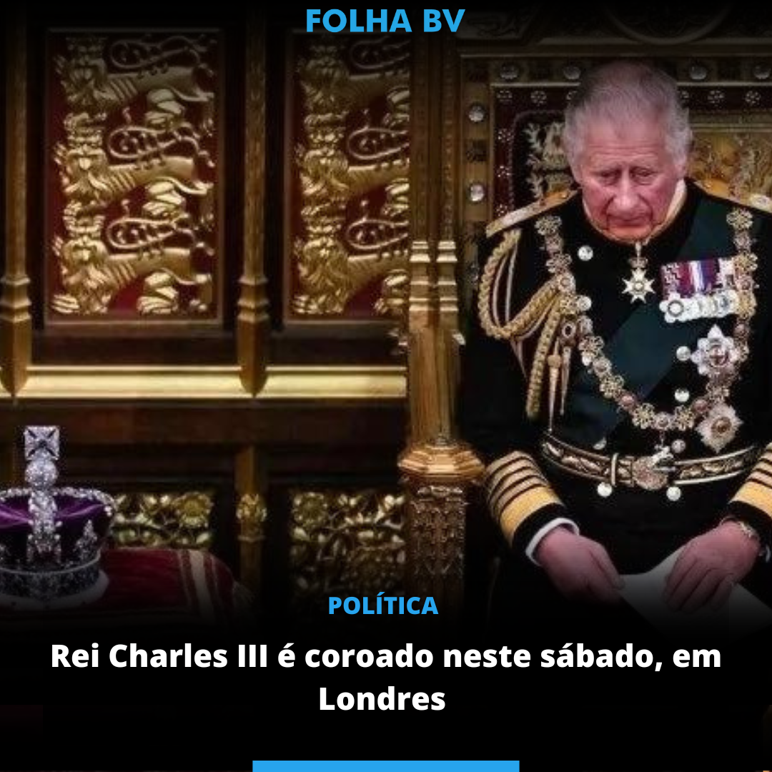 Rei Charles III é coroado neste sábado, em Londres 