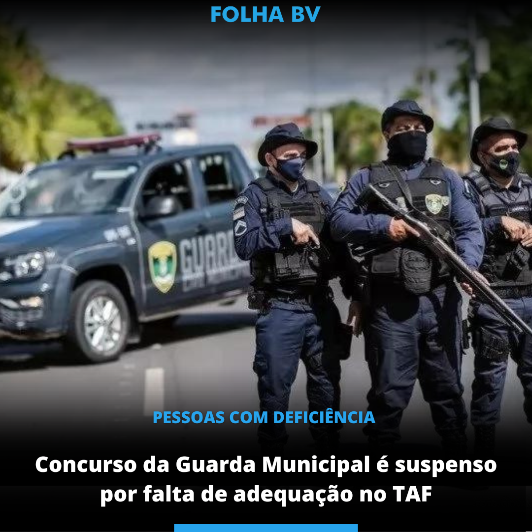 Concurso da Guarda Municipal é suspenso por falta de adequação no TAF