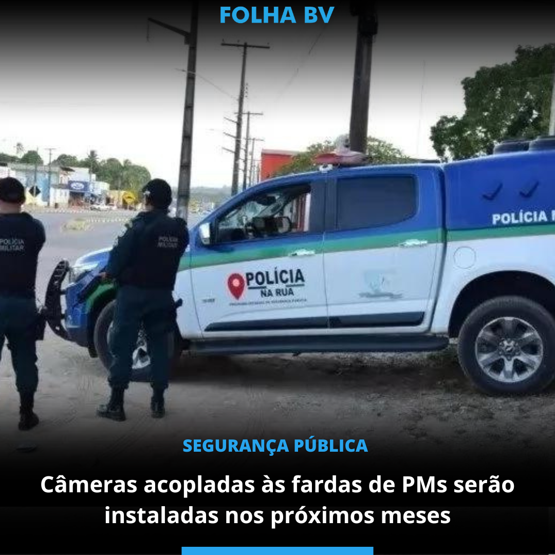 Câmeras acopladas às fardas de PMs serão instaladas nos próximos meses