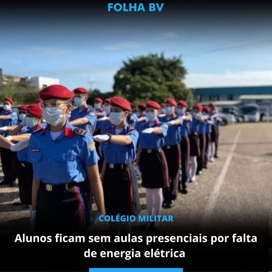 Alunos ficam sem aulas presenciais por falta de energia elétrica 