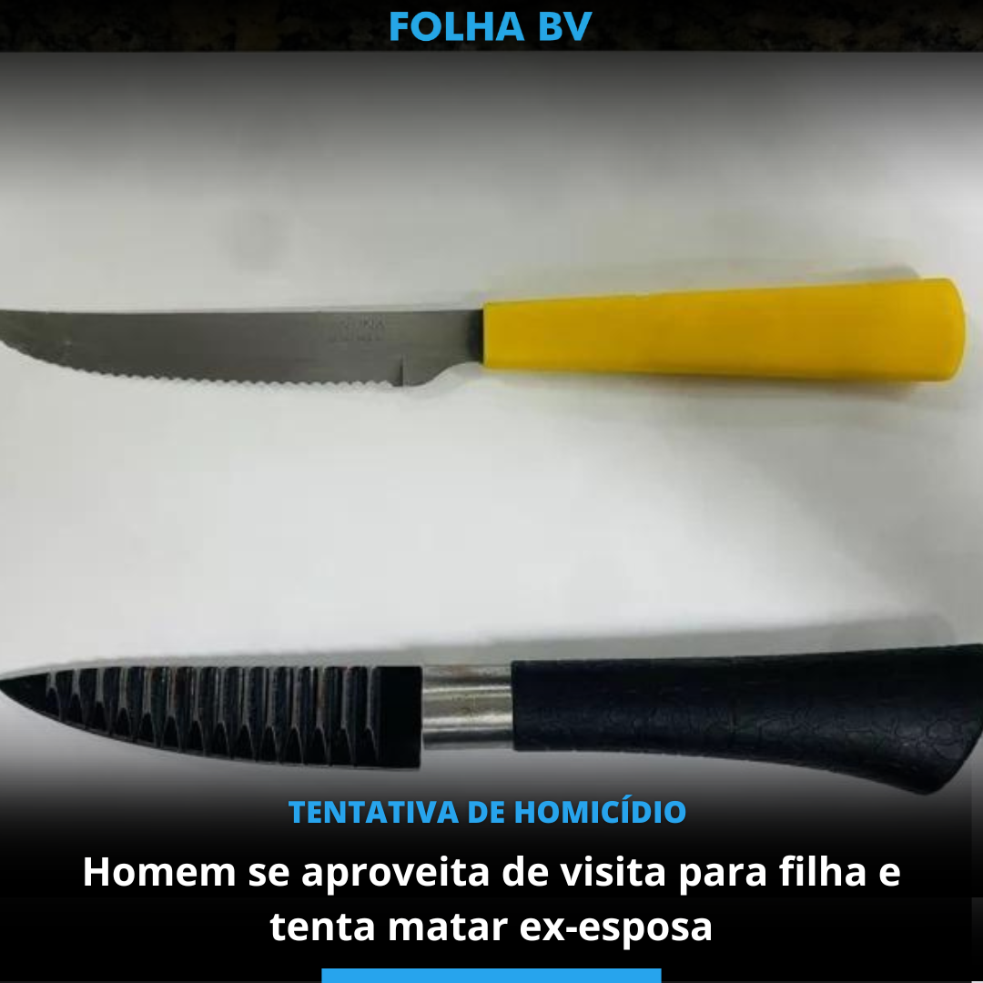 Homem se aproveita de visita para filha e tenta matar ex-esposa