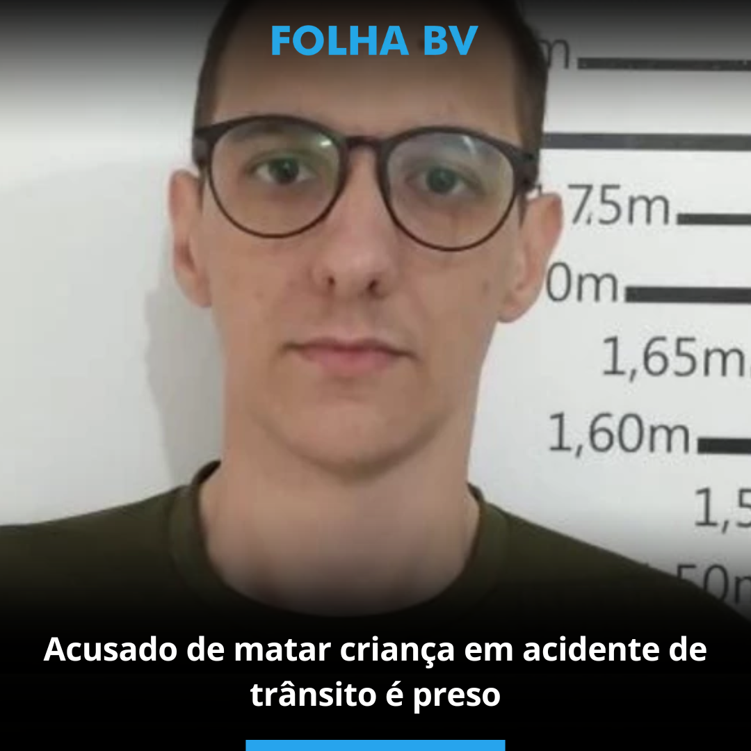 Acusado de matar criança em acidente de trânsito é preso