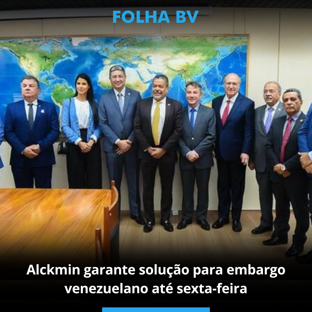 Alckmin garante solução para embargo venezuelano até sexta-feira