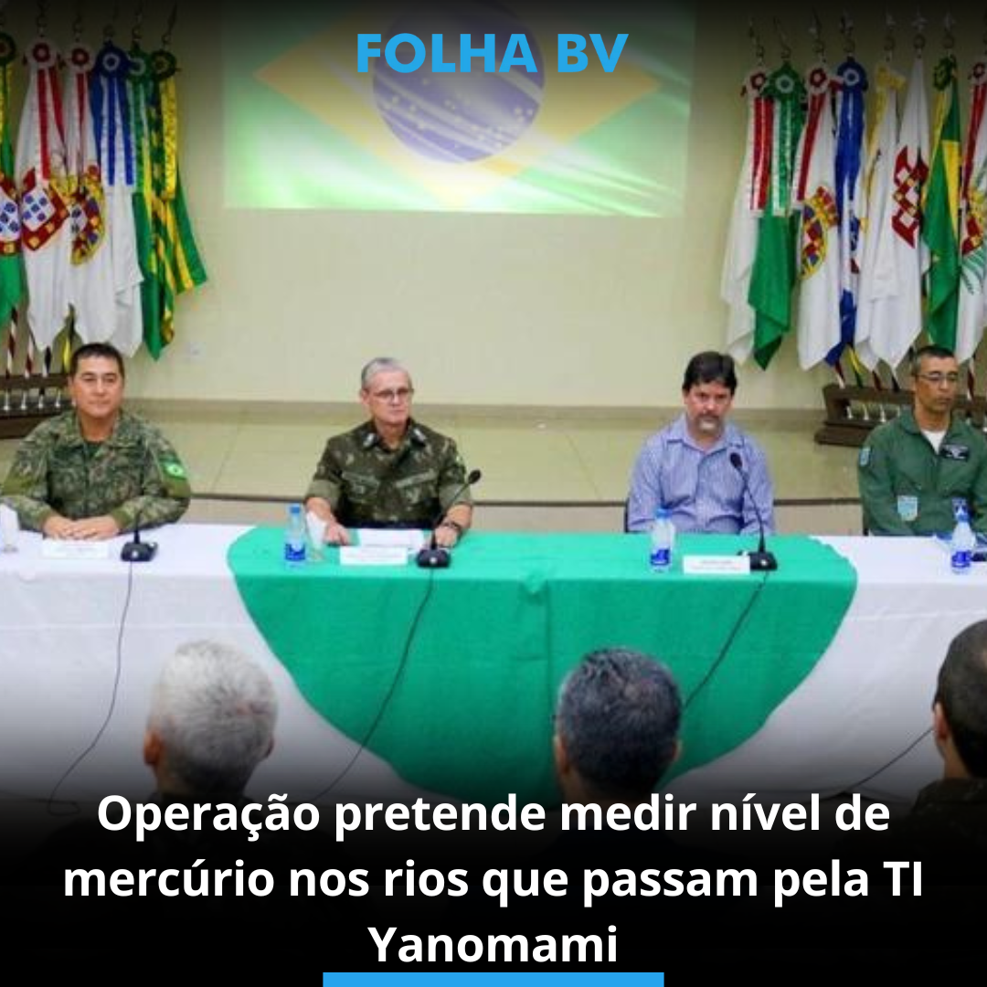 Operação pretende medir nível de mercúrio nos rios que passam pela TI Yanomami