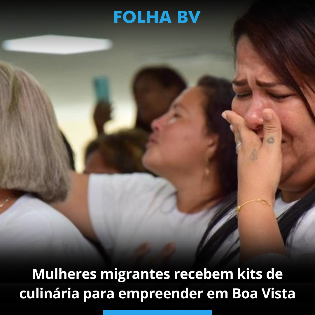 Mulheres migrantes recebem kits de culinária para empreender em Boa Vista