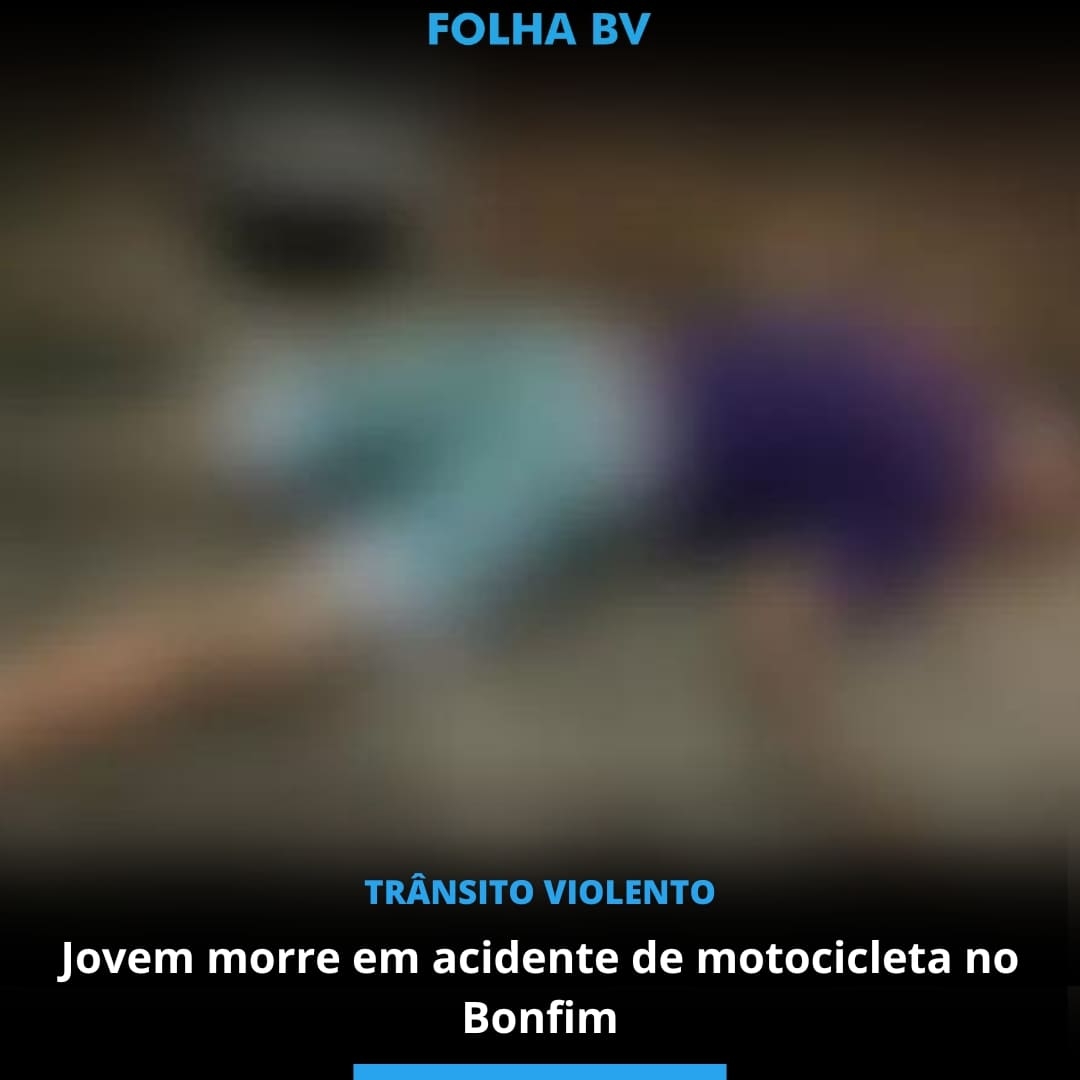 Jovem morre em acidente de motocicleta no Bonfim