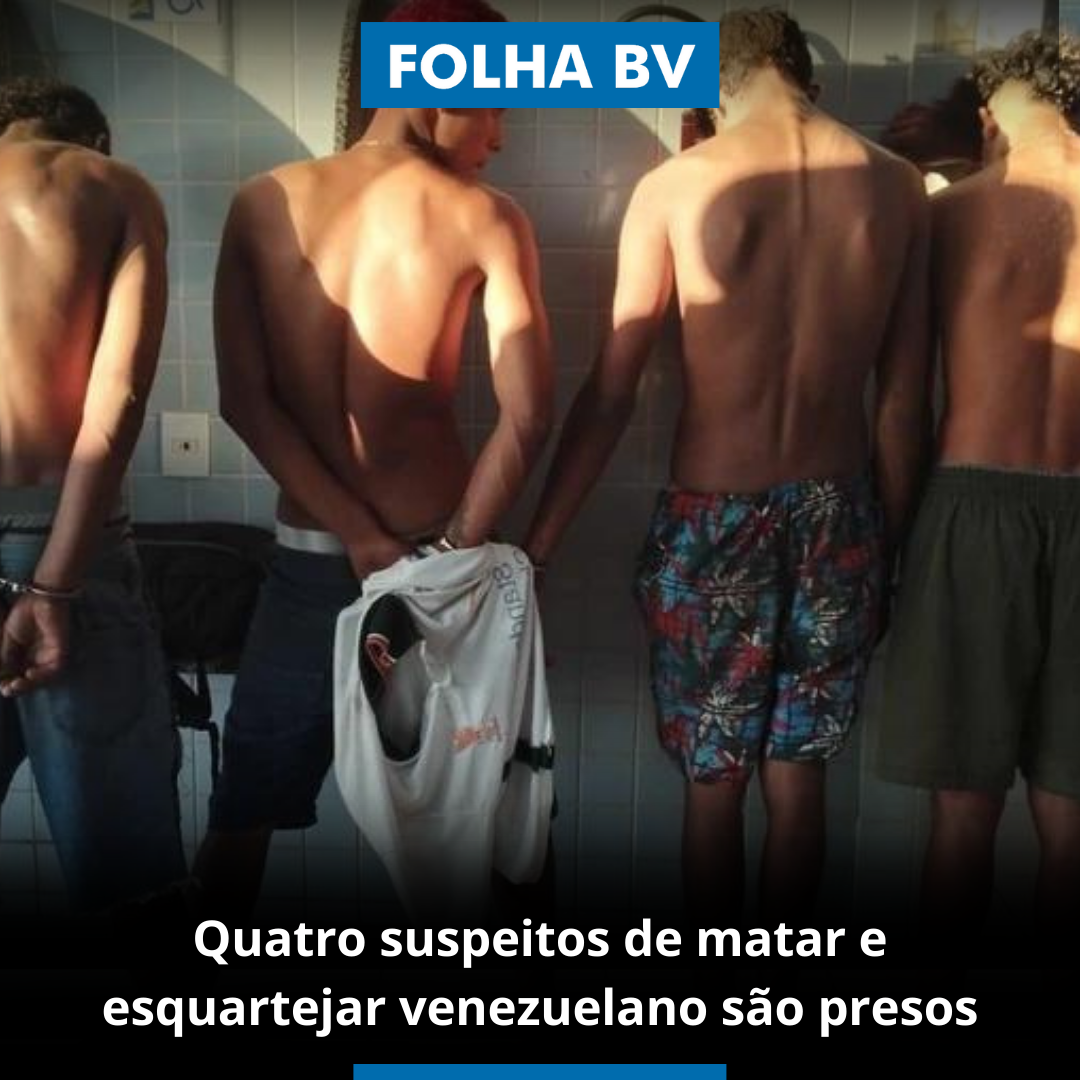 Quatro suspeitos de matar e esquartejar venezuelano são presos