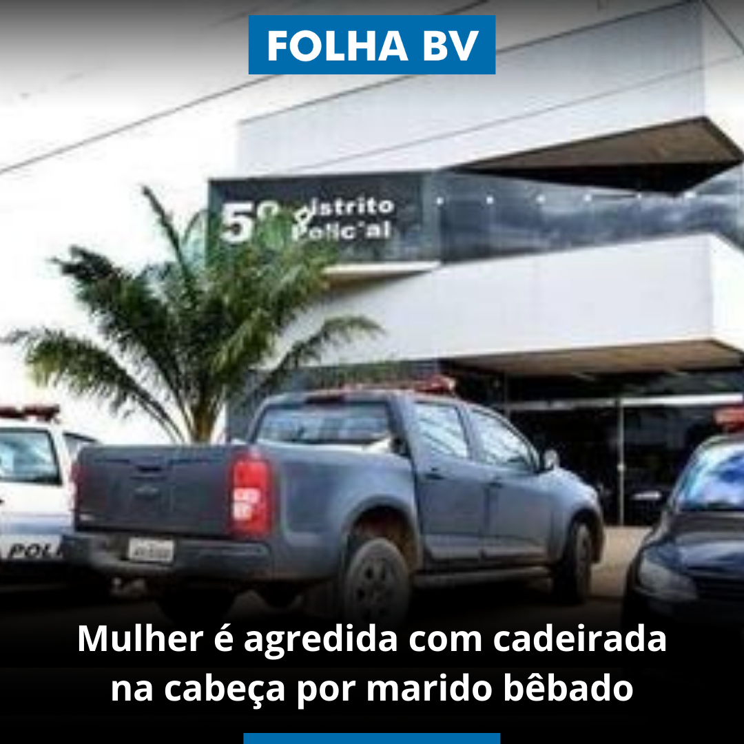 Mulher é agredida com cadeirada na cabeça por marido bêbado