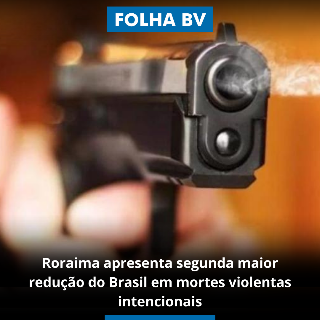 Roraima apresenta segunda maior redução do Brasil em mortes violentas intencionais