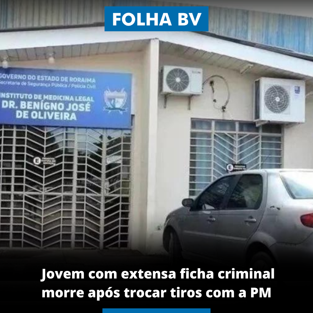 Jovem com extensa ficha criminal morre após trocar tiros com a PM