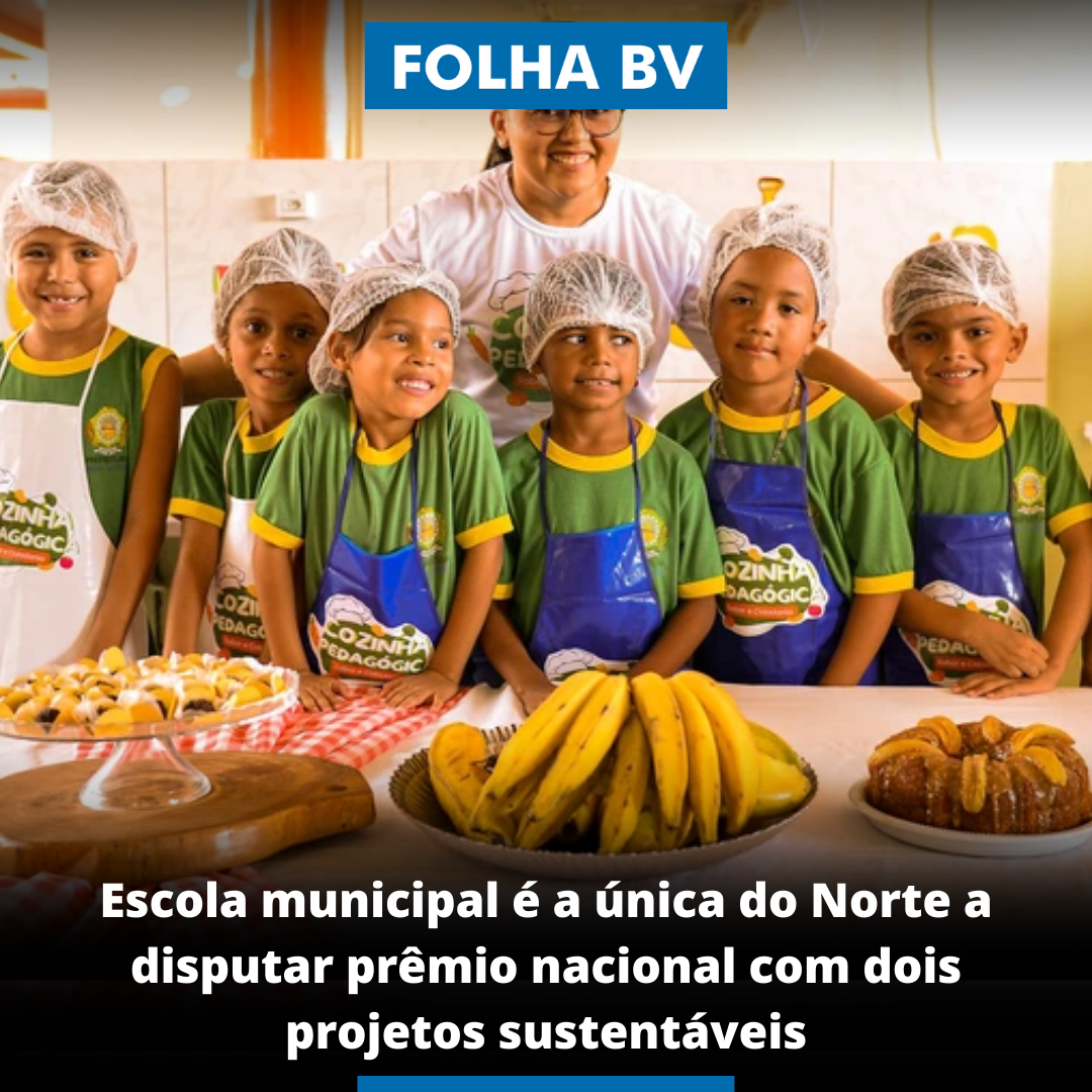 Escola municipal é a única do Norte a disputar prêmio nacional com dois projetos sustentáveis