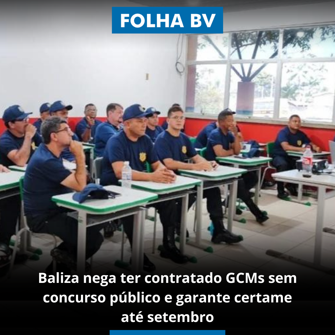 Baliza nega ter contratado GCMs sem concurso público e garante certame até setembro