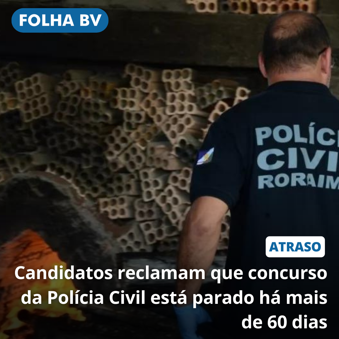Candidatos reclamam que concurso da Polícia Civil está parado há mais de 60 dias