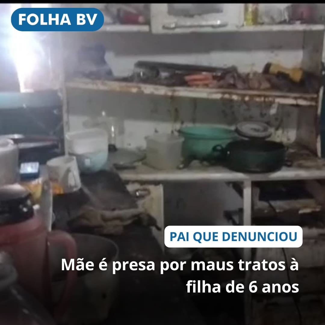 Mãe é presa por maus tratos à filha de 6 anos