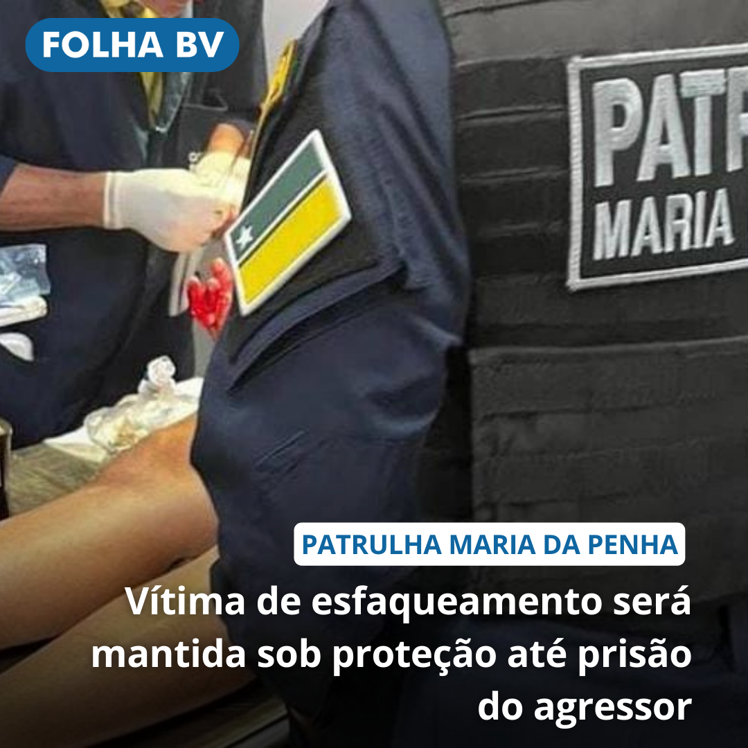 Vítima de esfaqueamento será mantida sob proteção até prisão do agressor