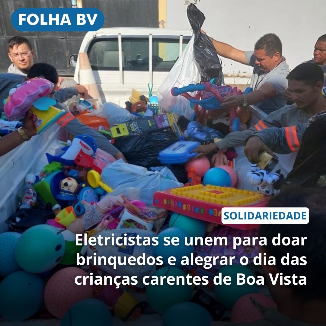 https://www.folhabv.com.br/cotidiano/eletricistas-se-unem-para-doar-brinquedos-e-alegrar-o-dia-das-criancas-carentes-de-boa-vista/