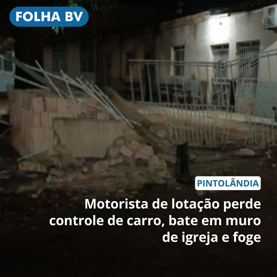 https://www.folhabv.com.br/policia/motorista-de-lotacao-perde-controle-de-carro-bate-em-muro-de-igreja-e-foge/