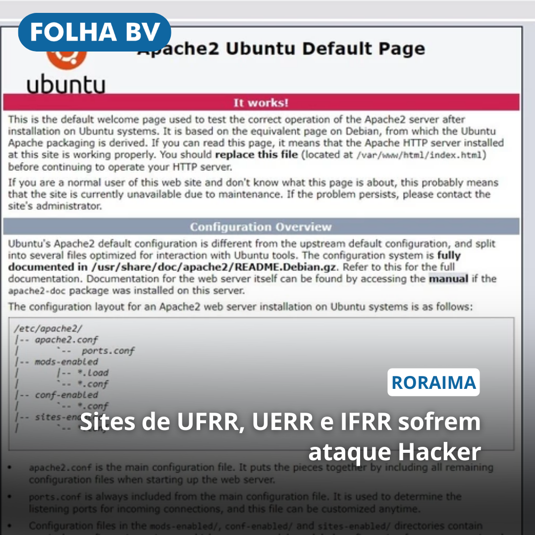 Sites de UFRR, UERR e IFRR sofrem ataque Hacker