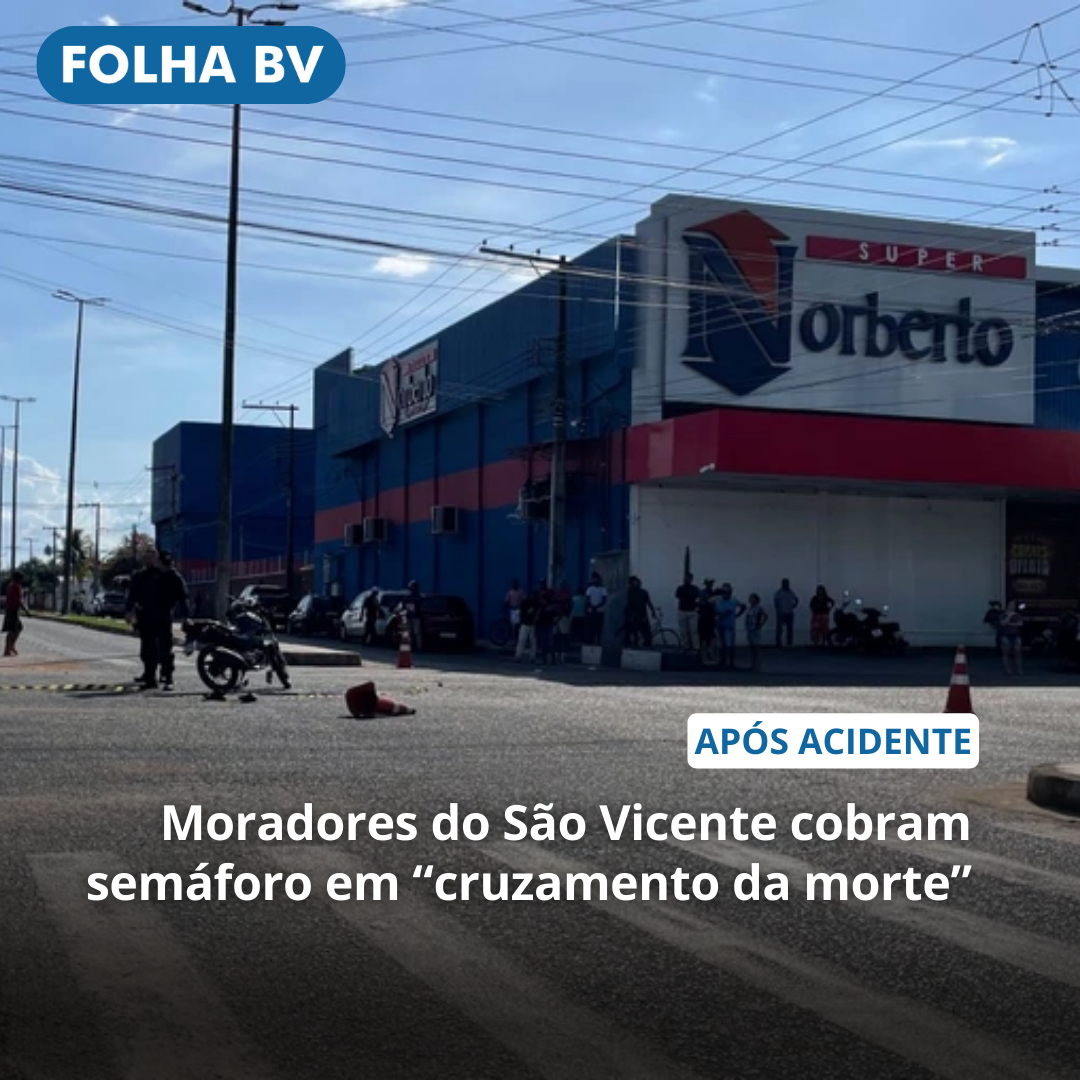 Moradores do São Vicente cobram semáforo em “cruzamento da morte”