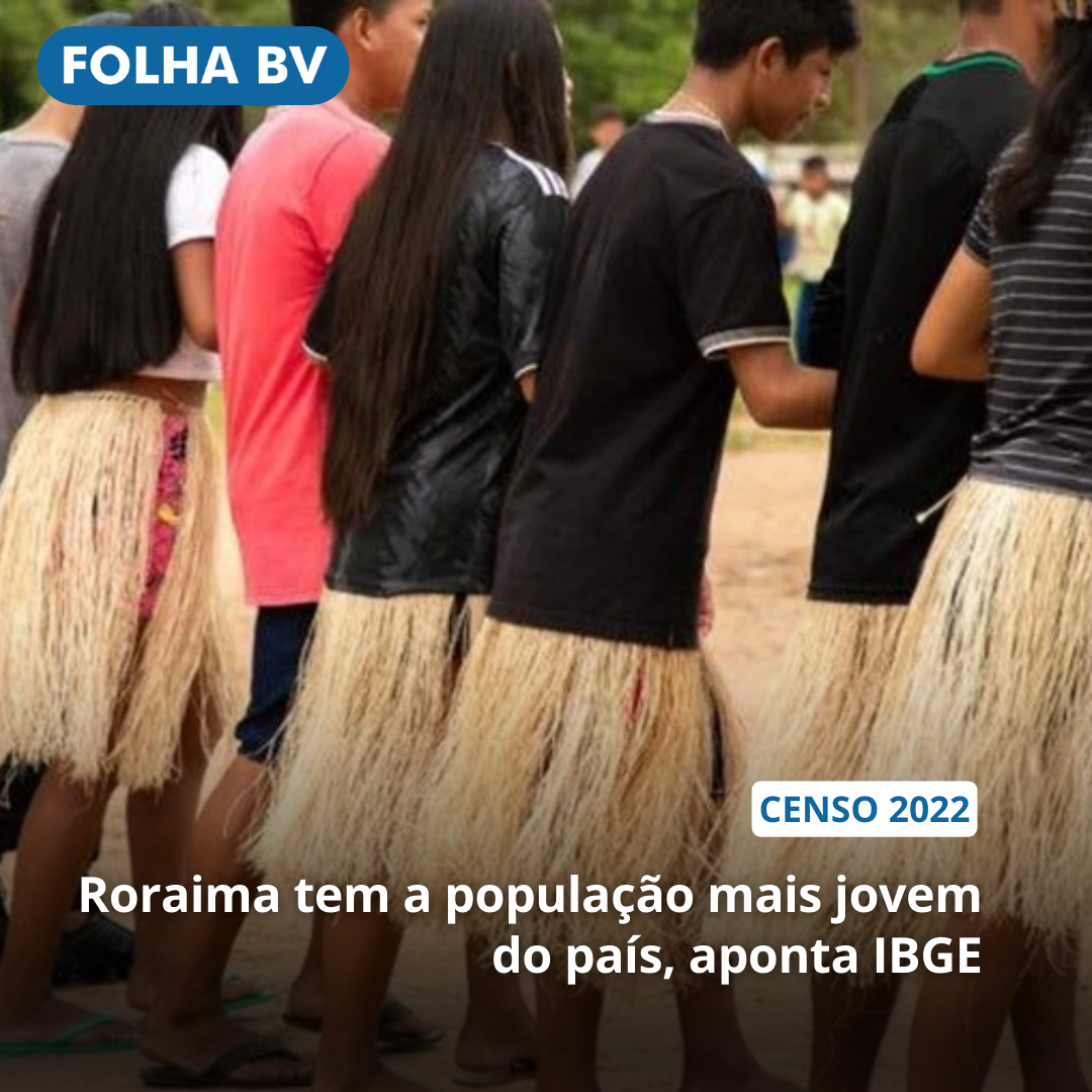 Roraima tem a população mais jovem do país, aponta IBGE