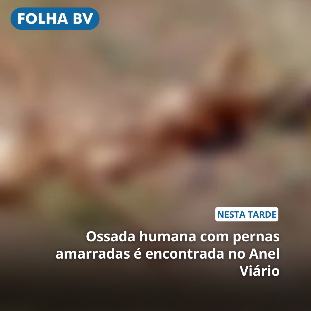 Ossada humana com pernas amarradas é encontrada no Anel Viário