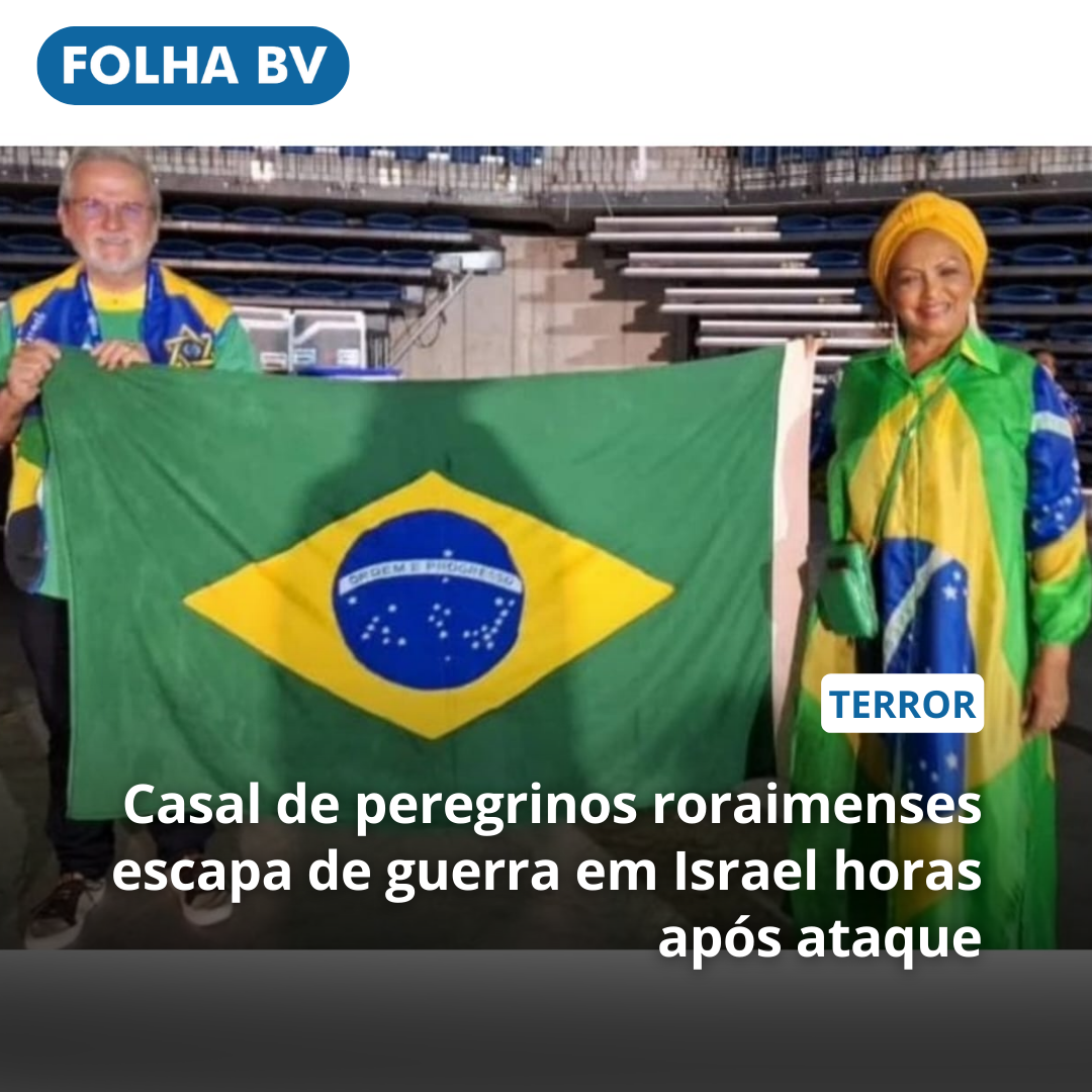 Casal de peregrinos roraimenses escapa de guerra em Israel horas após ataque
