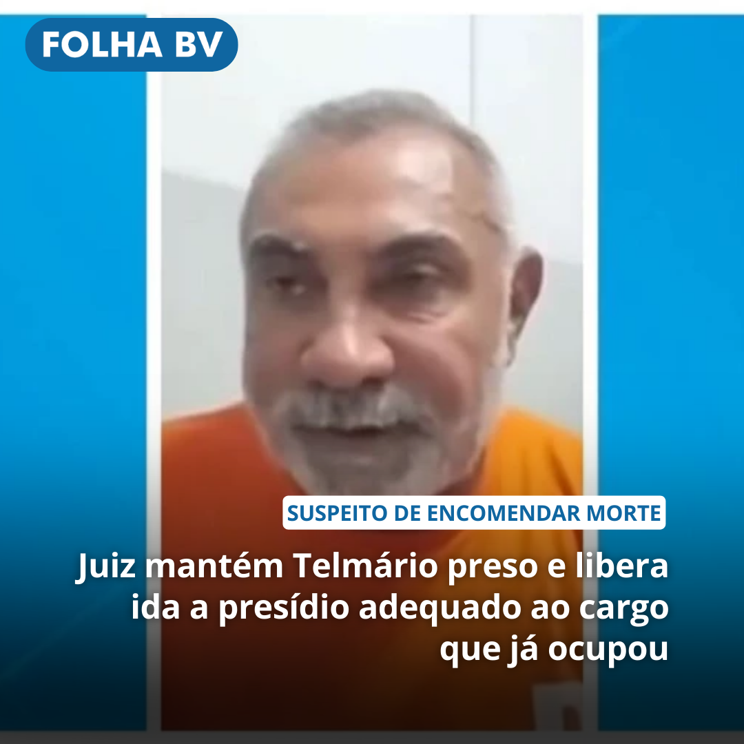 Juiz mantém Telmário preso e libera ida a presídio adequado ao cargo que já ocupou