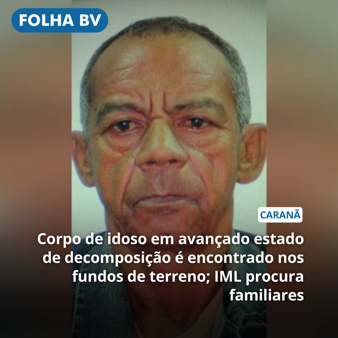 Corpo de idoso em avançado estado de decomposição é encontrado nos fundos de terreno; IML procura familiares