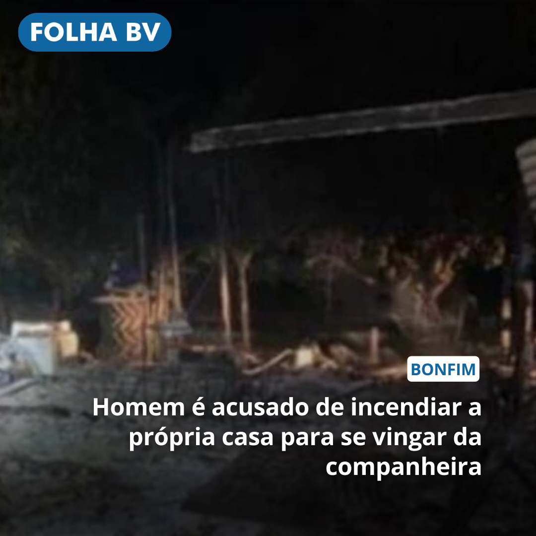 Homem é acusado de incendiar a própria casa para se vingar da companheira Suspeito ainda não foi localizado pela