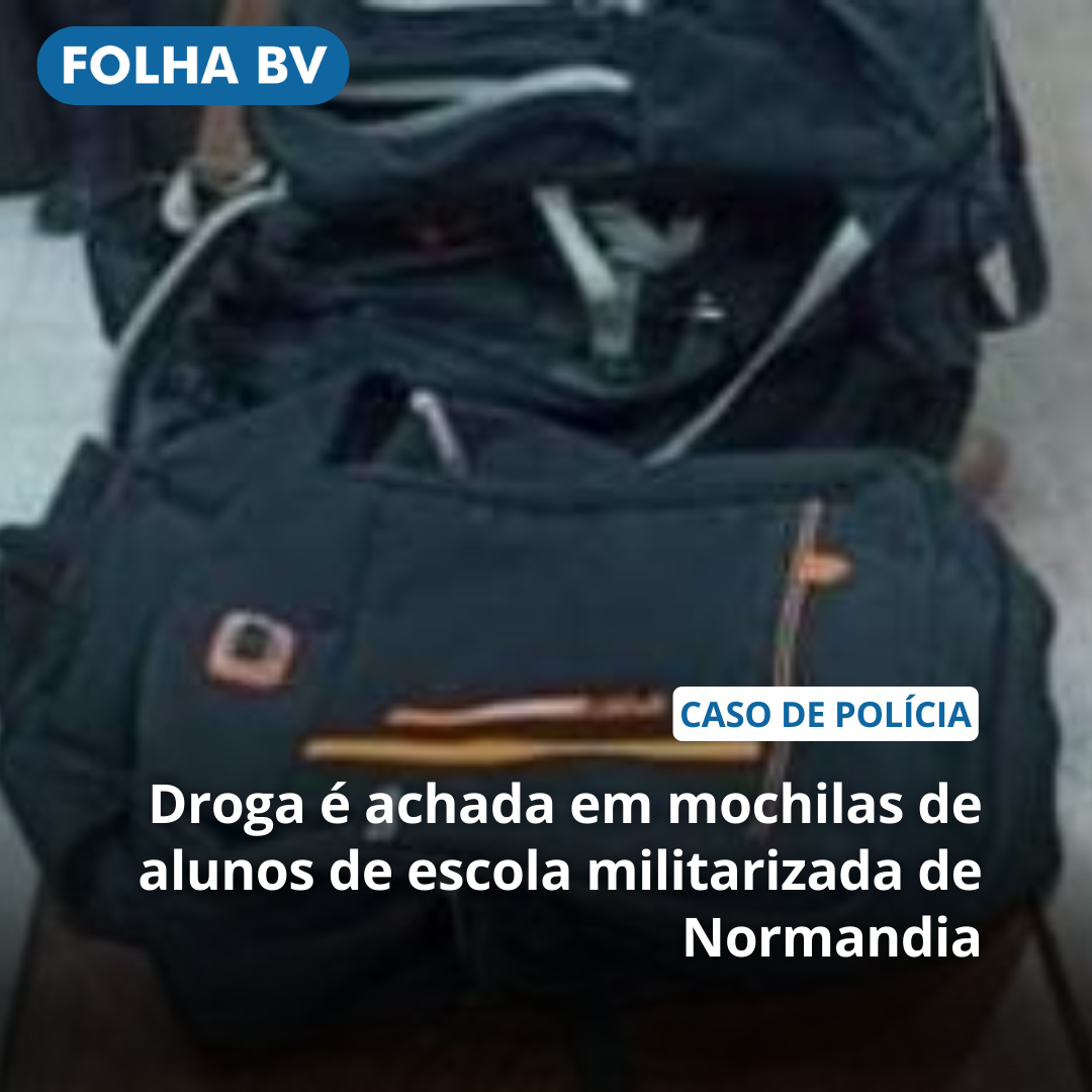 Droga é achada em mochilas de alunos de escola militarizada de Normandia