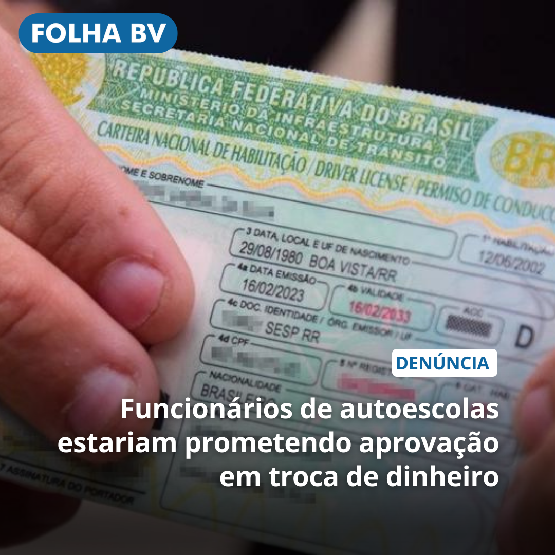 Funcionários de autoescolas estariam prometendo aprovação em troca de dinheiro