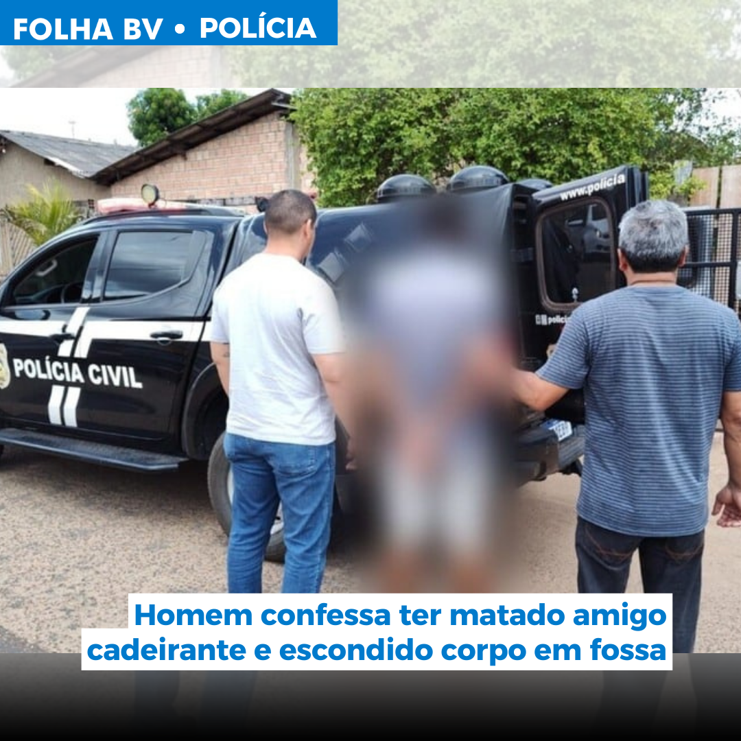 Homem confessa ter matado amigo cadeirante e escondido corpo em fossa