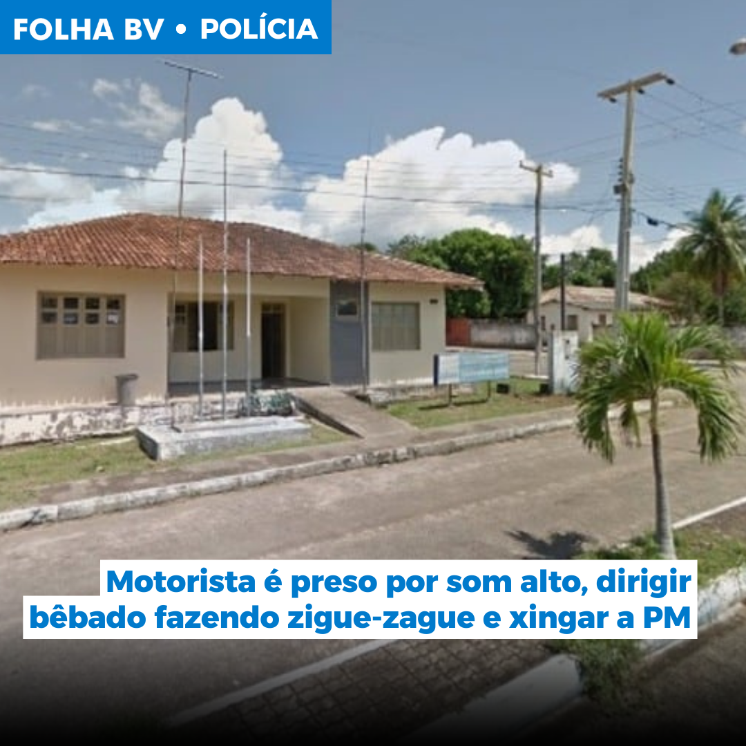 Motorista é preso por som alto, dirigir bêbado fazendo zigue-zague e xingar a PM