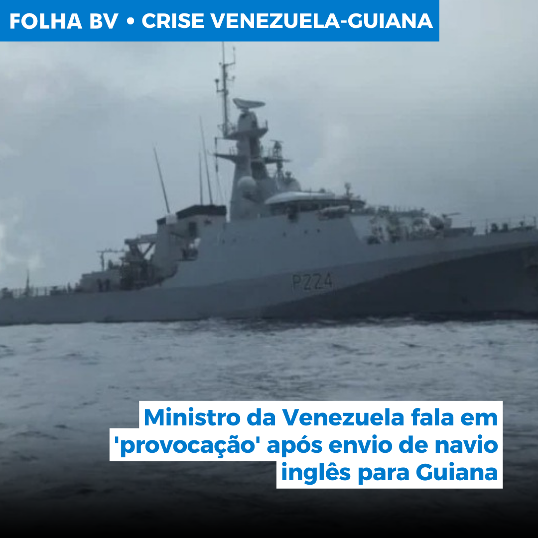 https://www.folhabv.com.br/crise-venezuela-guiana/venezuela-considera-provocacao-envio-de-navio-ingles-para-guiana/