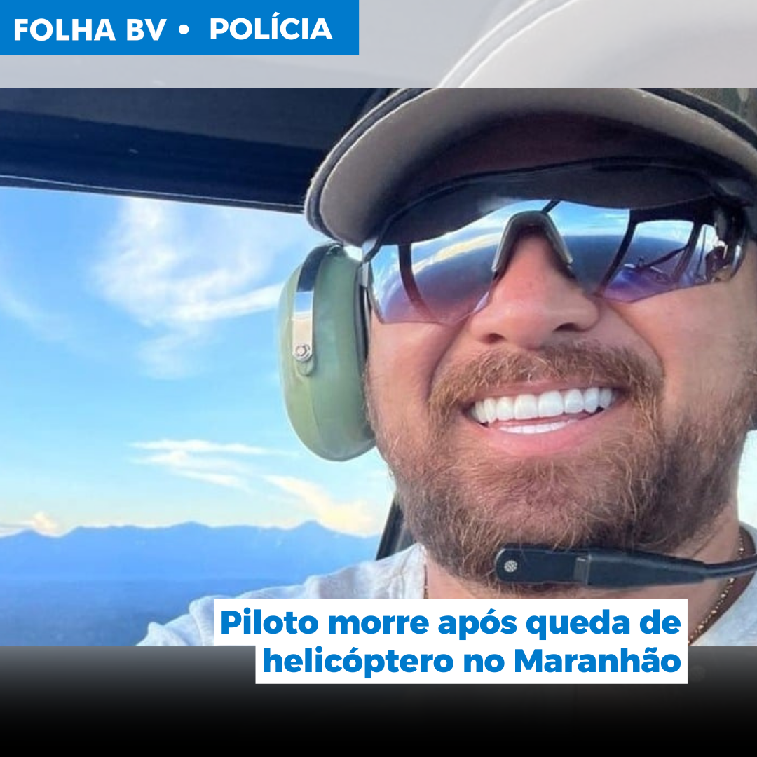 Piloto morre após queda de helicóptero no Maranhão