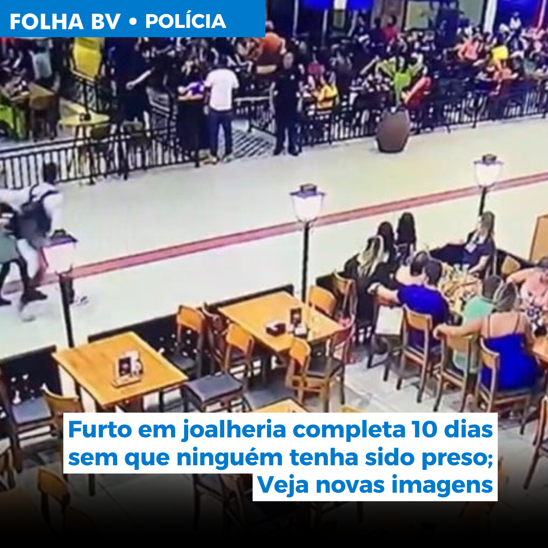 Furto em joalheria completa 10 dias sem que ninguém tenha sido preso; Veja novas imagens