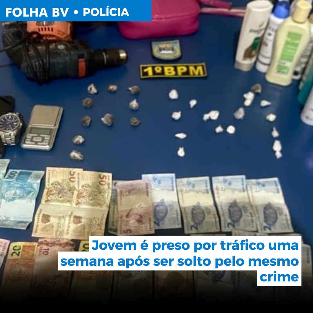 https://www.folhabv.com.br/policia/jovem-e-preso-por-trafico-uma-semana-apos-ser-solto-pelo-mesmo-crime/