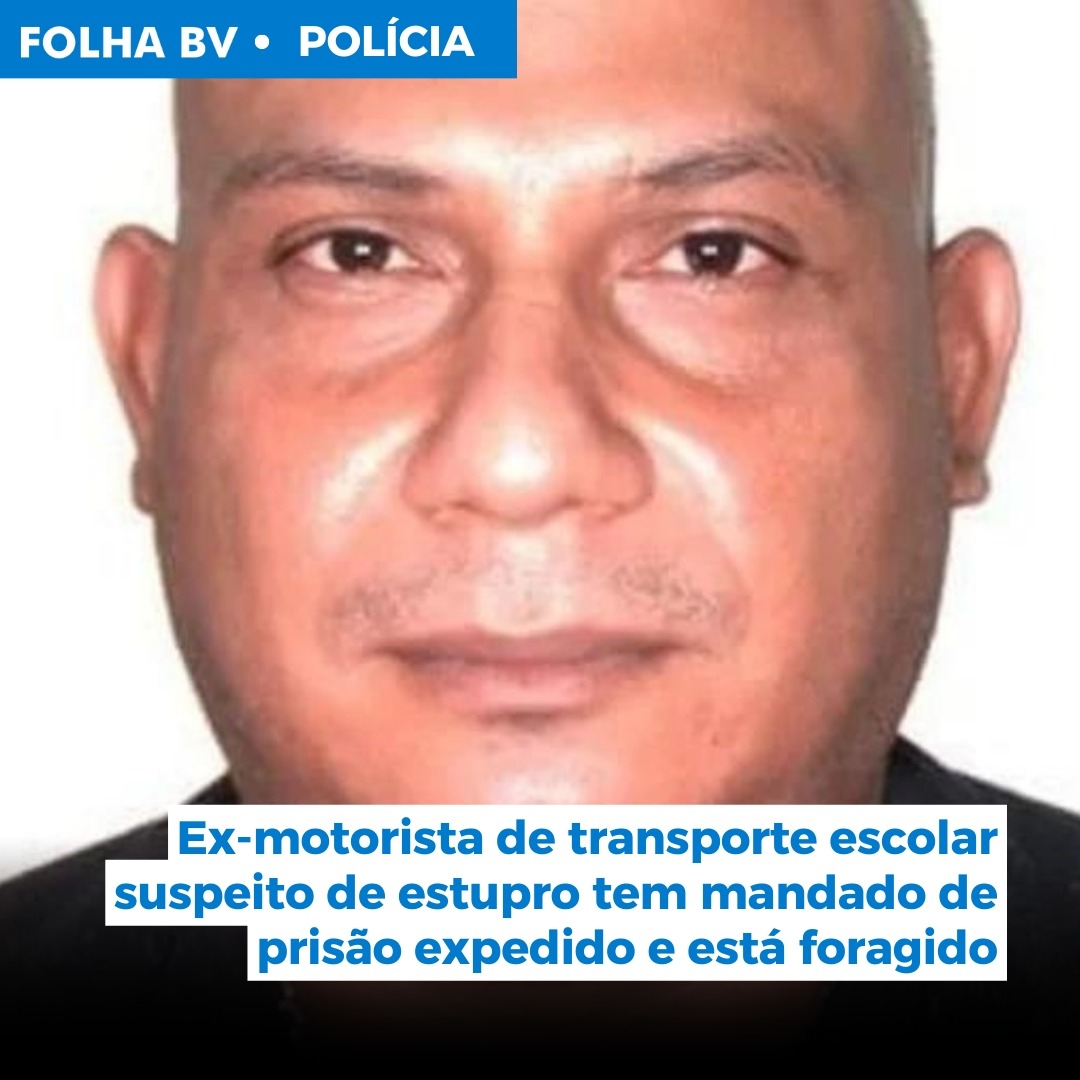 Ex-motorista de transporte escolar suspeito de estupro tem mandado de prisão expedido e está foragido
