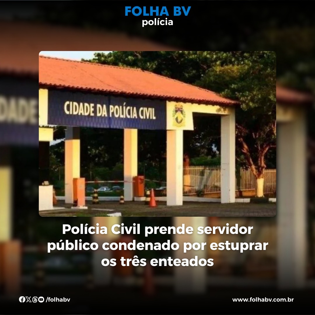 https://www.folhabv.com.br/policia/policia-civil-prende-servidor-publico-condenado-por-estuprar-os-tres-enteados/