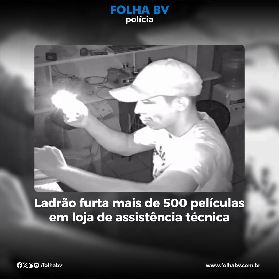 https://www.folhabv.com.br/policia/ladrao-furta-mais-de-500-peliculas-em-loja-de-assistencia-tecnica/