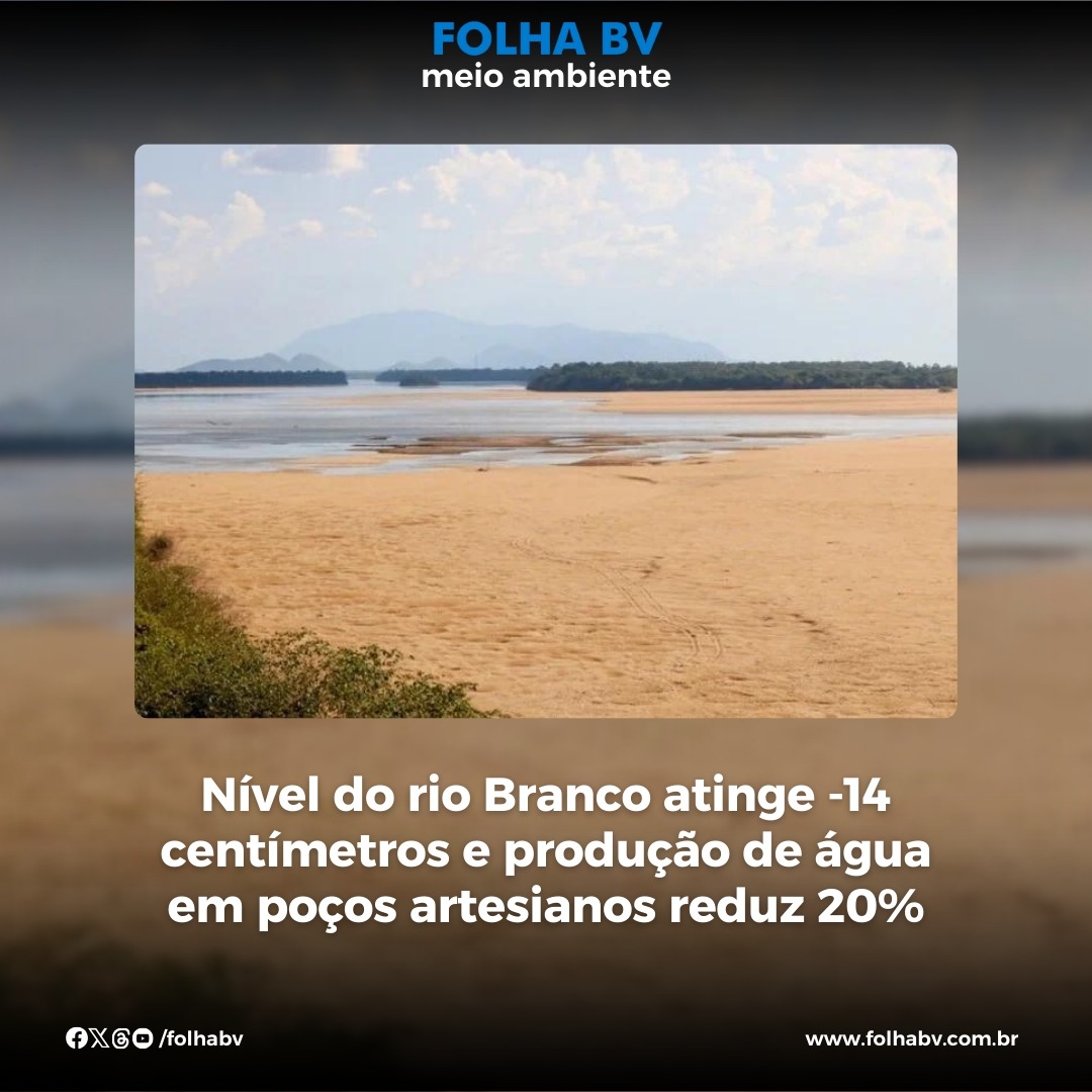 https://www.folhabv.com.br/cotidiano/meio-ambiente/nivel-do-rio-branco-atinge-14-centimetros-e-producao-de-agua-em-pocos-artesianos-reduz-20/