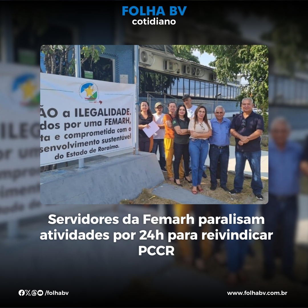 https://www.folhabv.com.br/cotidiano/servidores-da-femarh-paralisam-atividades-por-24h-para-reivindicar-pccr/