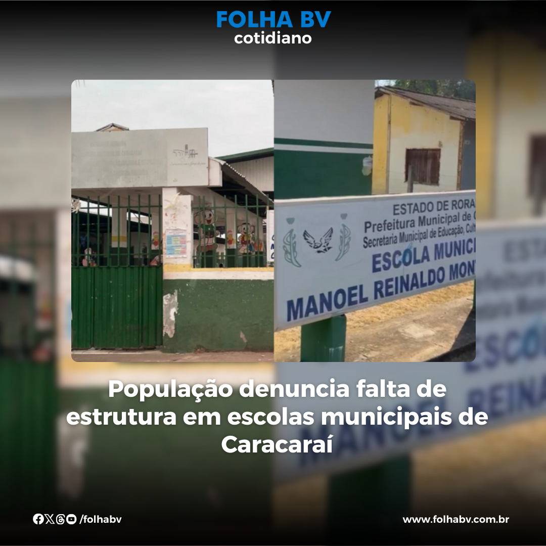 https://www.folhabv.com.br/cotidiano/populacao-denuncia-falta-de-estrutura-em-escolas-municipais-de-caracarai/