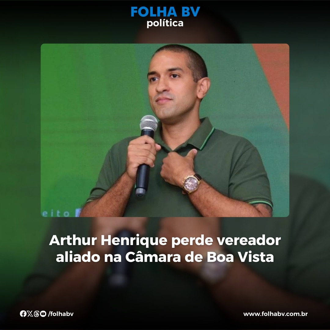 https://www.folhabv.com.br/politica/arthur-henrique-perde-vereador-aliado-na-camara-de-boa-vista/