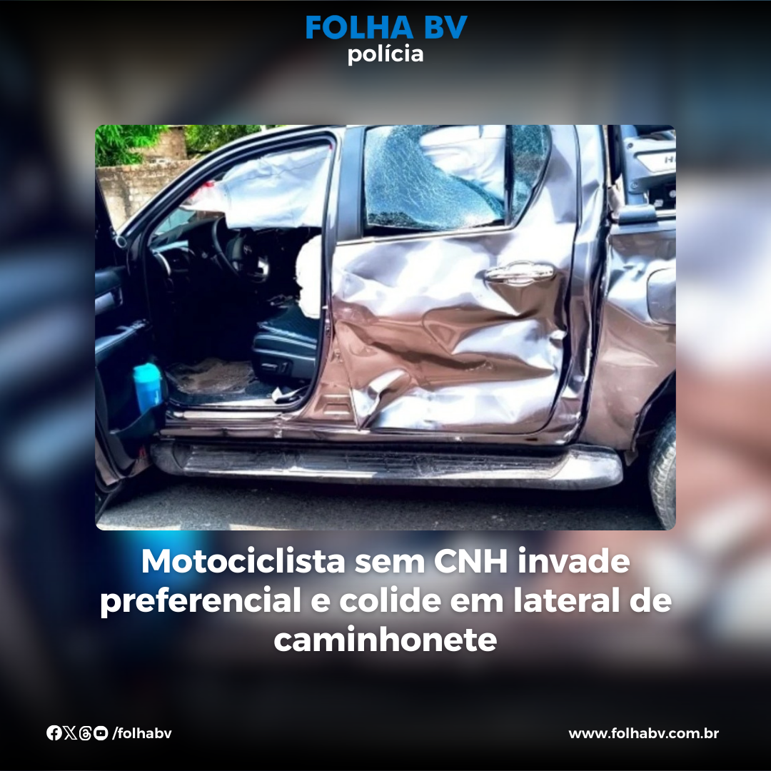https://www.folhabv.com.br/policia/motociclista-sem-cnh-invade-preferencial-e-colide-em-lateral-de-caminhonete/