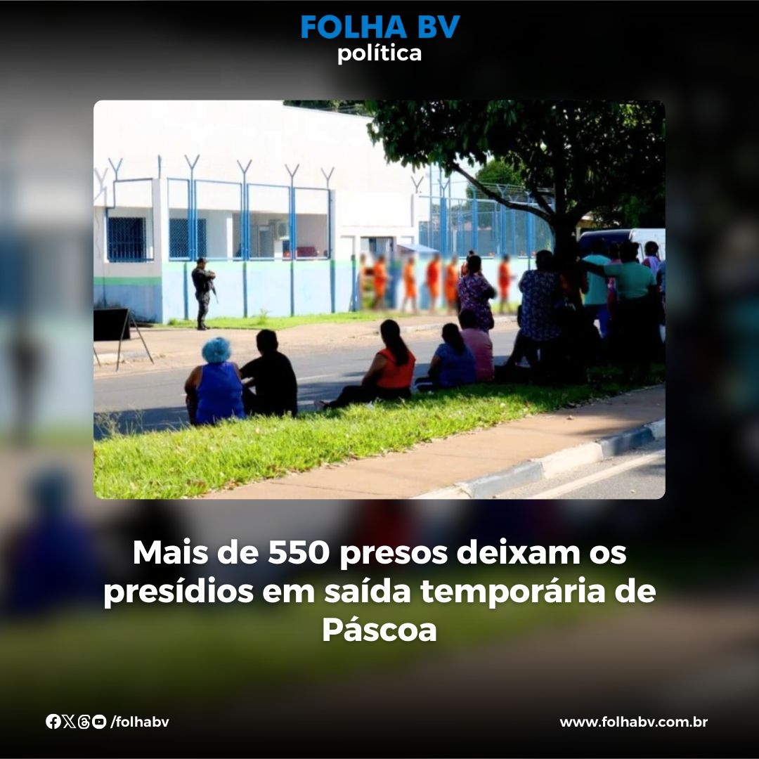 https://www.folhabv.com.br/policia/mais-de-500-presos-deixam-os-presidios-em-saida-temporaria-de-pascoa/