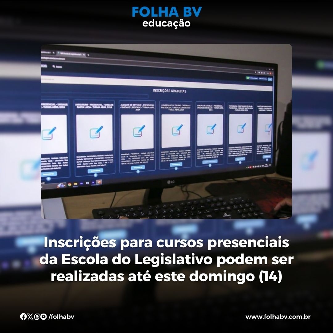 https://www.folhabv.com.br/educacao/inscricoes-para-cursos-presenciais-da-escola-do-legislativo-podem-ser-realizadas-ate-este-domingo-14/