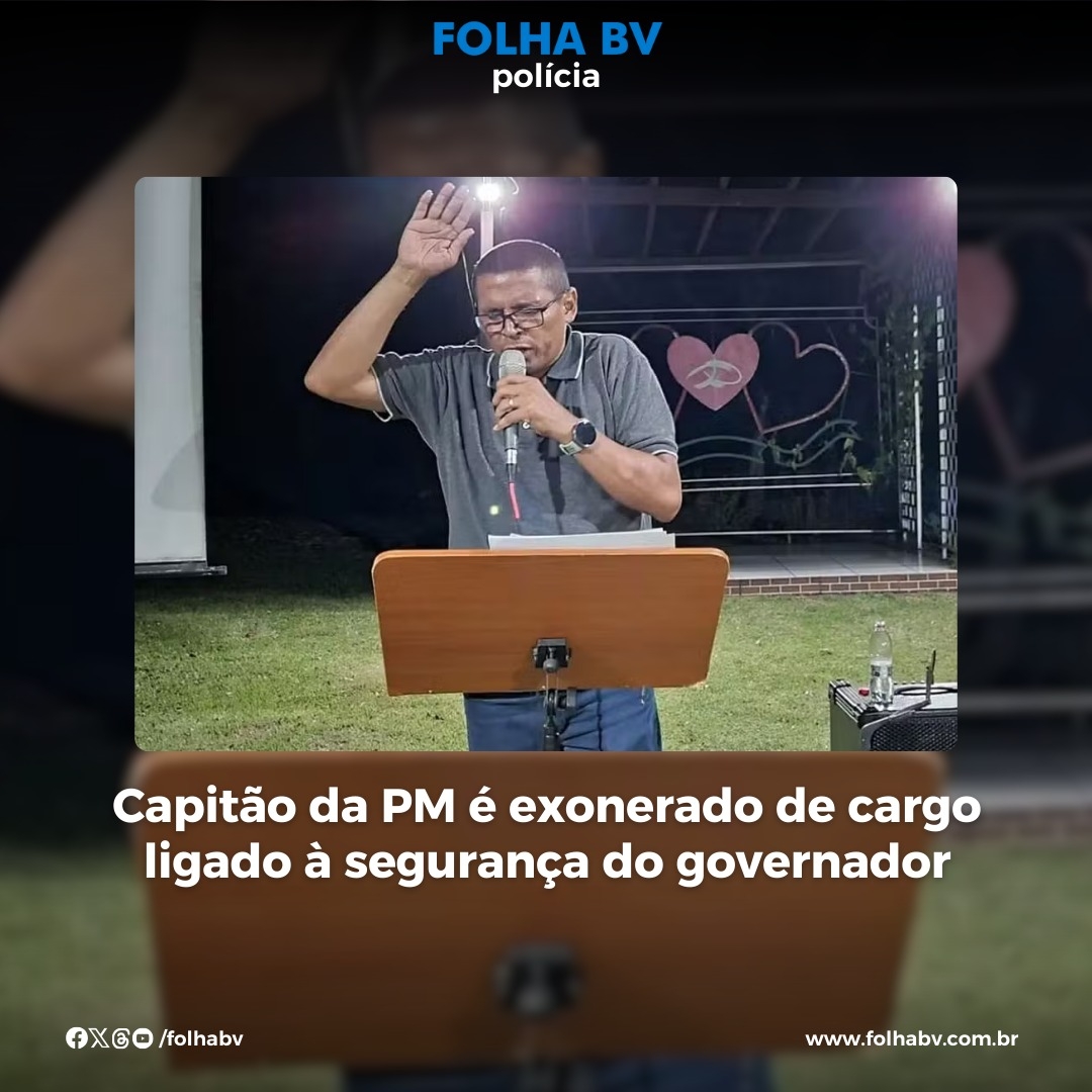 https://www.folhabv.com.br/policia/capitao-da-pm-e-exonerado-de-cargo-ligado-a-seguranca-do-governador/